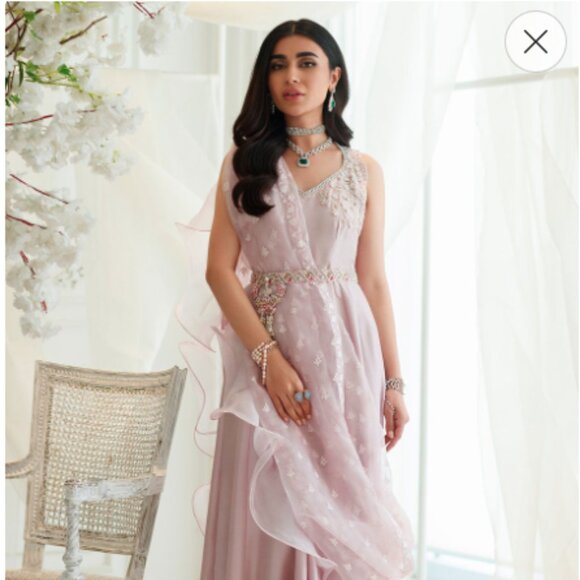 Farah Talib Aziz Other - *SOLD* Farah Talib Aziz “Magnolia Rose” Saree Dress • Size XS • Pre-Loved